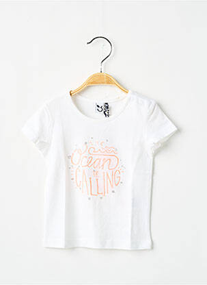 Tricou alb 3 POMMES fată