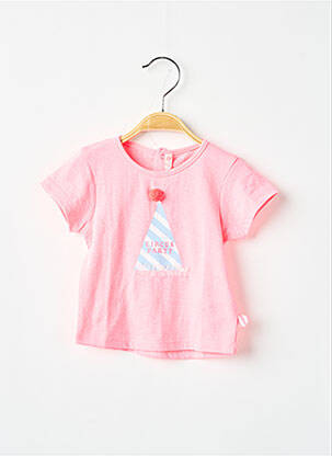 Tricou croială cambrată mâneci scurte roz BILLIEBLUSH fată