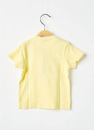 Tricou elasticitate mâneci scurte galben 3 POMMES băiat