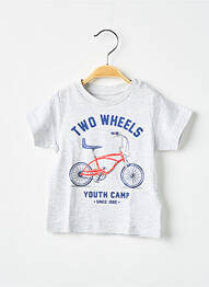 Tricou croială cambrată mâneci scurte gri MAYORAL garcon