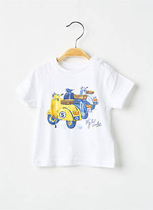 Tricou alb MAYORAL băiat