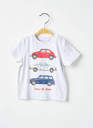 Tricou închidere presată mâneci scurte gri MAYORAL băiat