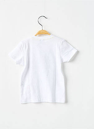 Tricou elasticitate mâneci scurte alb 3 POMMES băiat