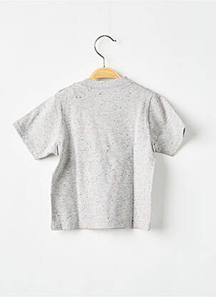 Tricou croială cambrată mâneci scurte gri TIMBERLAND fată