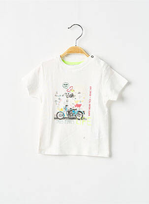 Tricou elasticitate mâneci scurte bej 3 POMMES băiat