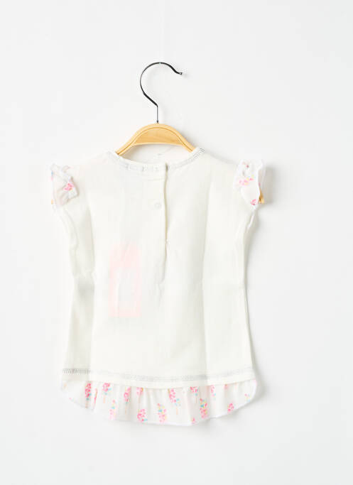 Tunică mâneci scurte bej 3 POMMES fată