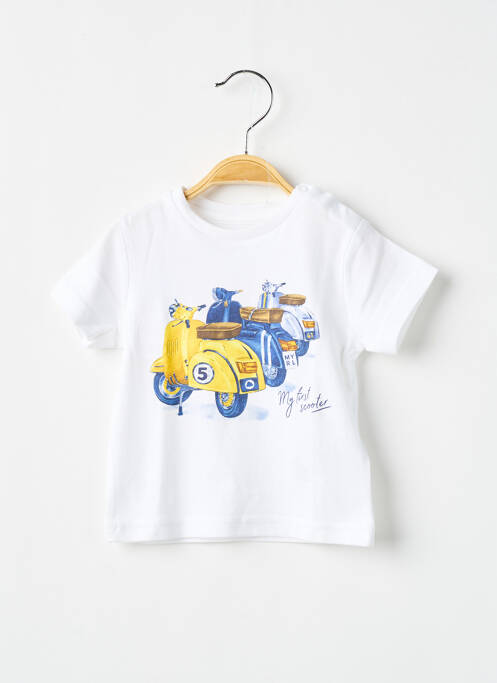 Tricou alb MAYORAL băiat