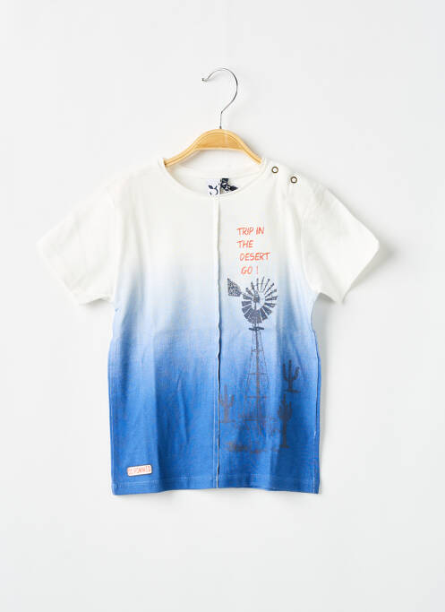 Tricou albastru 3 POMMES băiat