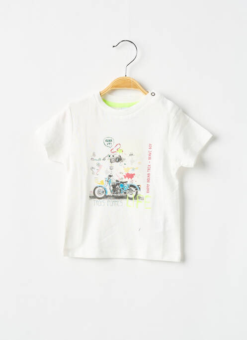 Tricou bej 3 POMMES băiat