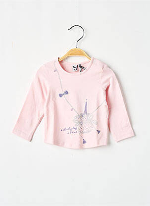 Tricou roz 3 POMMES fată