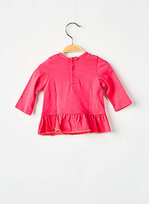 Tricou elasticitate mâneci lungi roz LITTLE MARC JACOBS fată