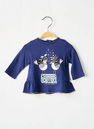 Tricou elasticitate mâneci lungi albastru LITTLE MARC JACOBS fille