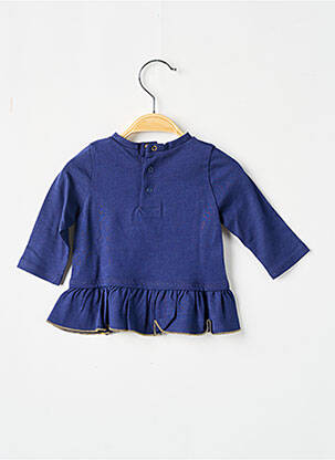 Tricou elasticitate mâneci lungi albastru LITTLE MARC JACOBS fată