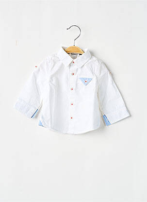 Cămașă cu mâneci lungi alb 3 POMMES băiat