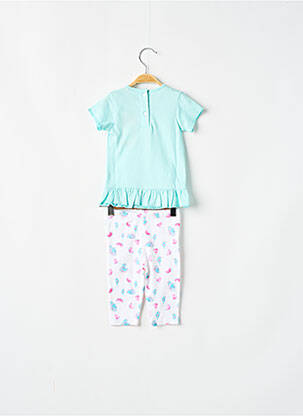 Set pantaloni tip de tricou albastru 3 POMMES fată