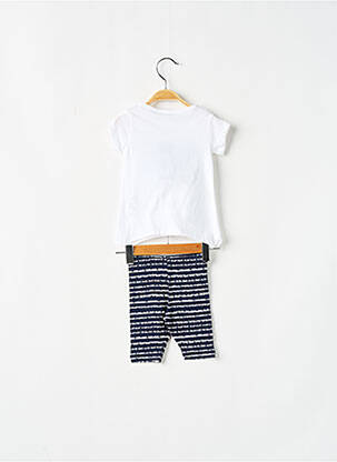Set pantaloni tip de tricou albastru 3 POMMES fată