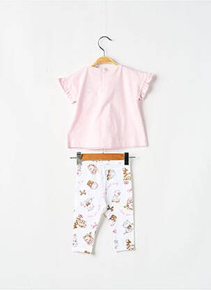 Set pantaloni tip de tricou roz MAYORAL fată