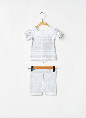Set pantaloni talie elastică gri PAZ RODRIGUEZ fată