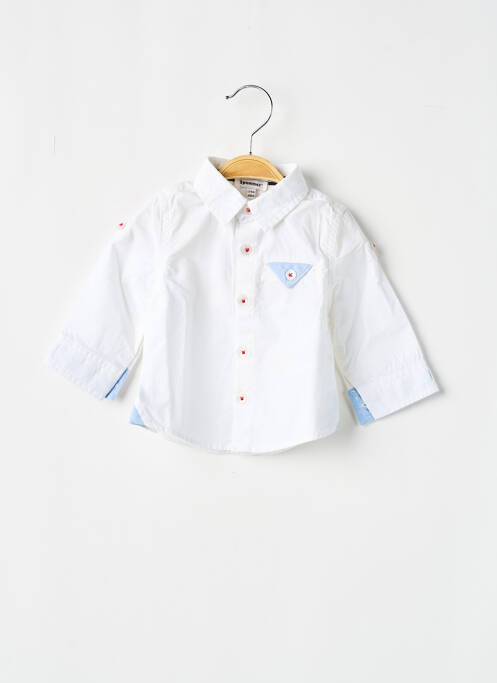 Cămașă cu mâneci lungi alb 3 POMMES băiat