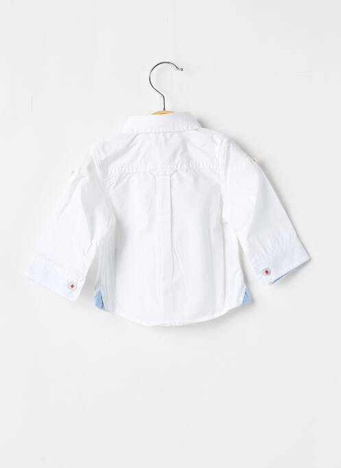 Cămașă cu mâneci lungi alb 3 POMMES băiat