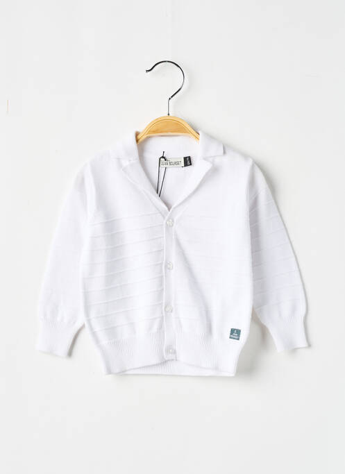 Vestă cu mâneci lungi alb JEAN BOURGET băiat