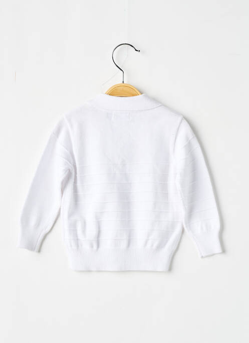 Vestă cu mâneci lungi alb JEAN BOURGET băiat