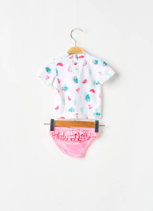 Top de baie roz 3 POMMES fată