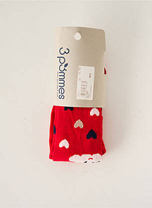 Colanți roșu 3 POMMES fată