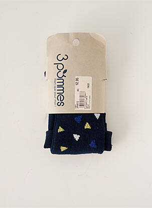 Colanți albastru 3 POMMES fată