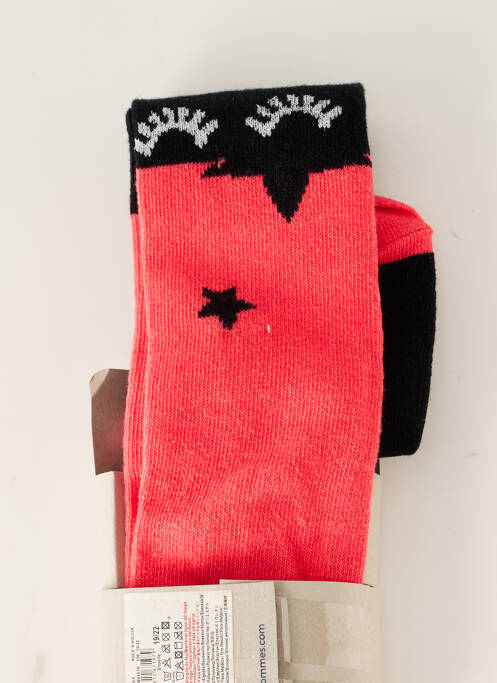 Colanți imprimeu fantezie roz 3 POMMES fille