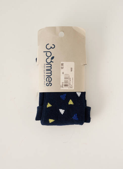 Colanți albastru 3 POMMES fată