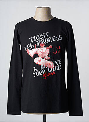 Tricou negru GUESS băiat