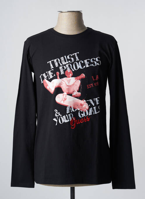 Tricou negru GUESS băiat