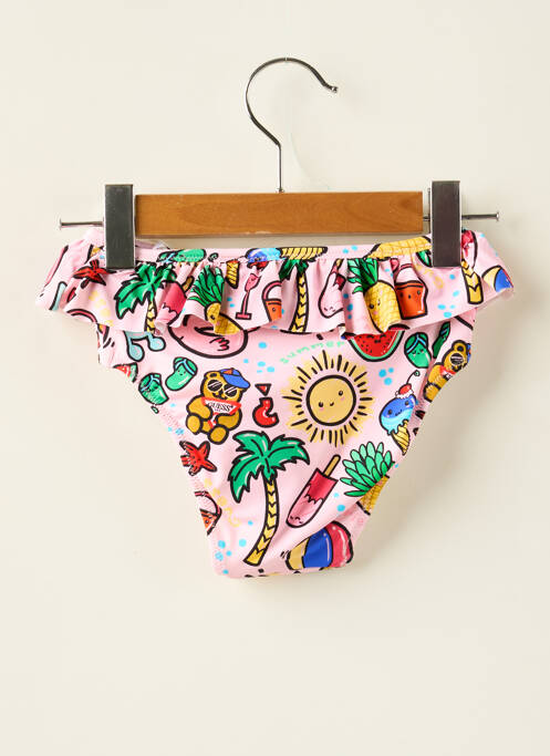 Chiloți de baie roz GUESS fată