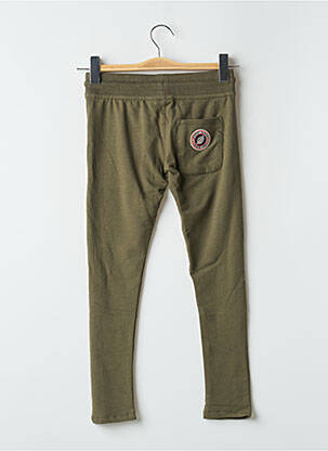 Trening subțire talie elastică verde SWEET PANTS fată