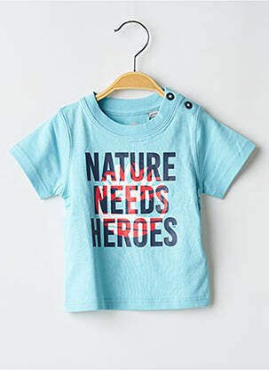 Tricou elasticitate mâneci scurte albastru TIMBERLAND băiat