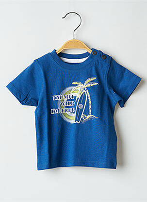 Tricou elasticitate mâneci scurte albastru TIMBERLAND băiat