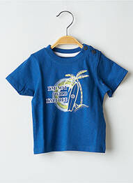 Tricou elasticitate mâneci scurte albastru TIMBERLAND garcon