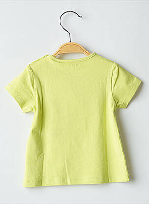 Tricou elasticitate mâneci scurte verde GUESS fată