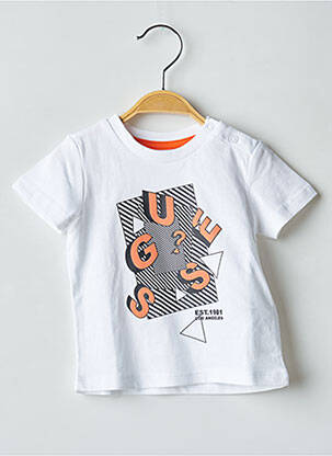 Tricou alb GUESS băiat