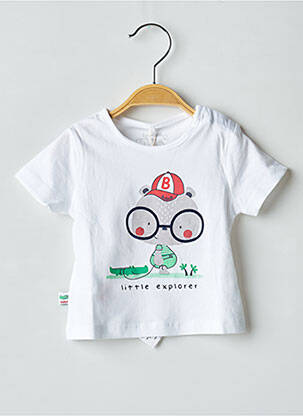 Tricou alb BOBOLI băiat