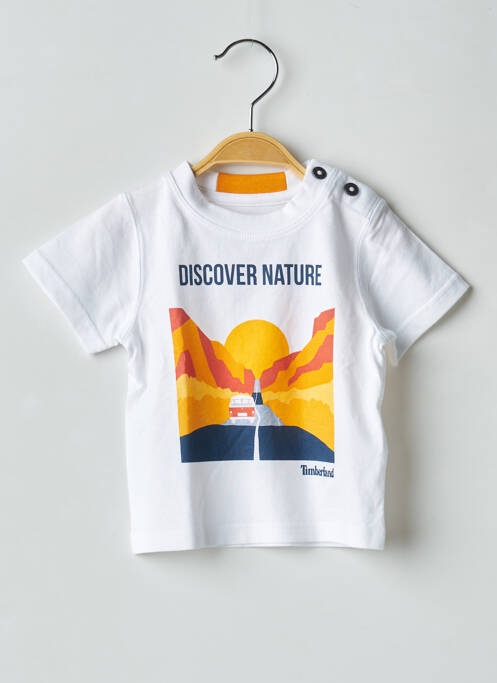 Tricou alb TIMBERLAND băiat