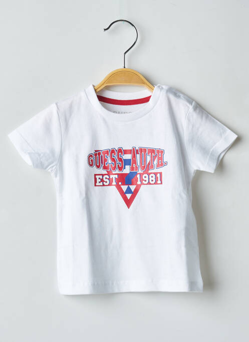 Tricou alb GUESS băiat