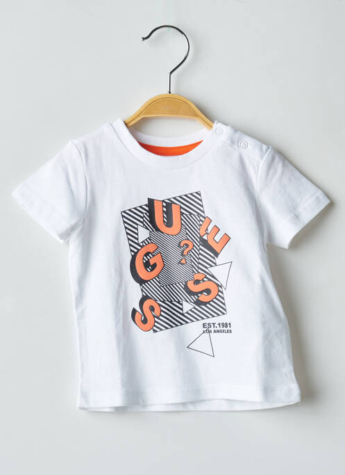 Tricou alb GUESS băiat