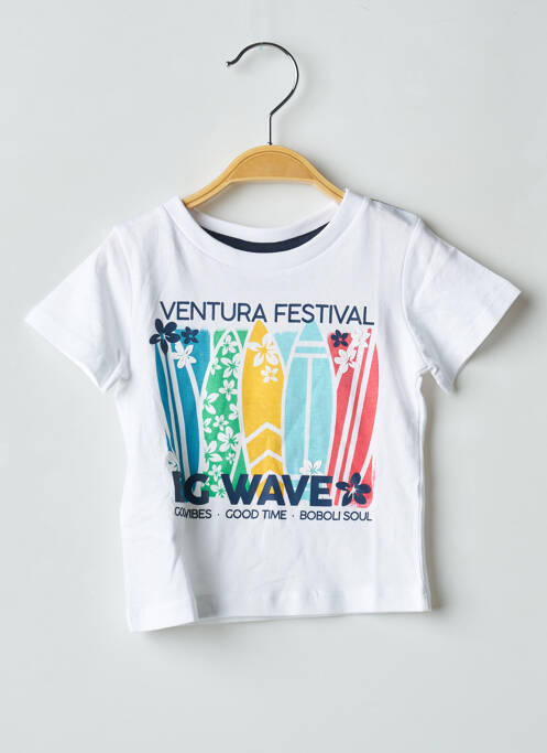 Tricou alb BOBOLI băiat