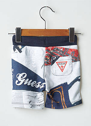 Șort țesătură poplin talie elastică gri GUESS BY MARCIANO băiat