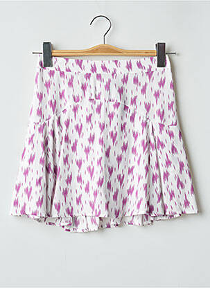 Fustă scurtă violet LE TEMPS DES CERISES fată