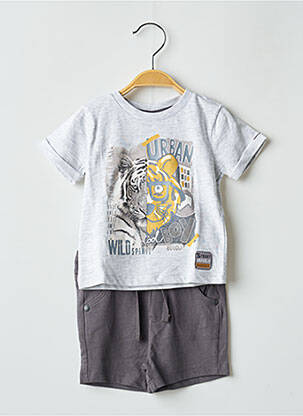 Set șort gri BOBOLI băiat