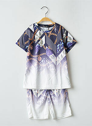 Set șort violet BOOM KIDS băiat