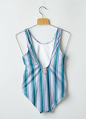 Costum de baie dintr-o singură piesă elasticitate verde GERTRUDE + GASTON fată